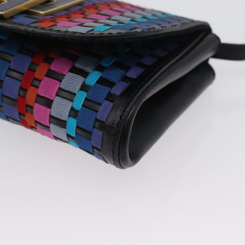 【日本直送】FENDI 肩背包 皮革織物 多色 金色 正品 133235SAM-15