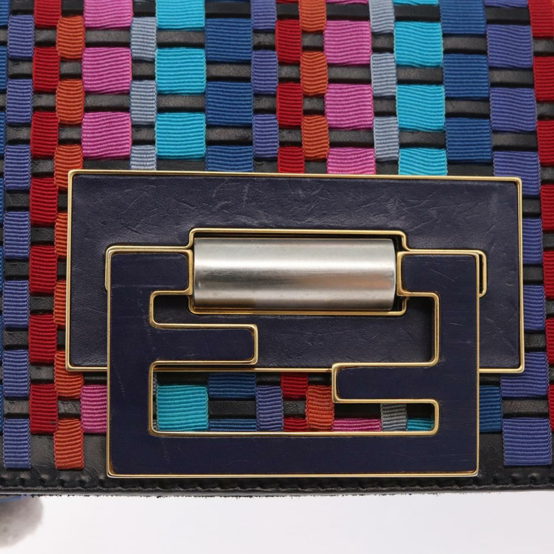【日本直送】FENDI 肩背包 皮革織物 多色 金色 正品 133235SAM-18