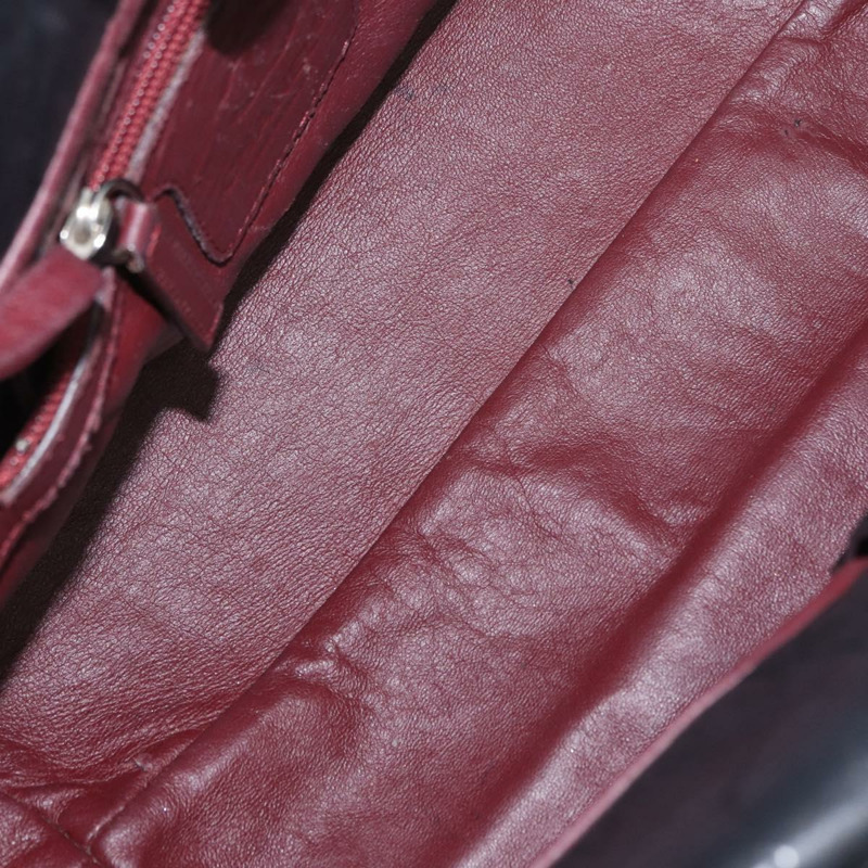 【日本直送】香奈兒 (CHANEL) Matelasse 手提包，黑色銀色雙C標誌皮革，正品 ka2459SAV-9