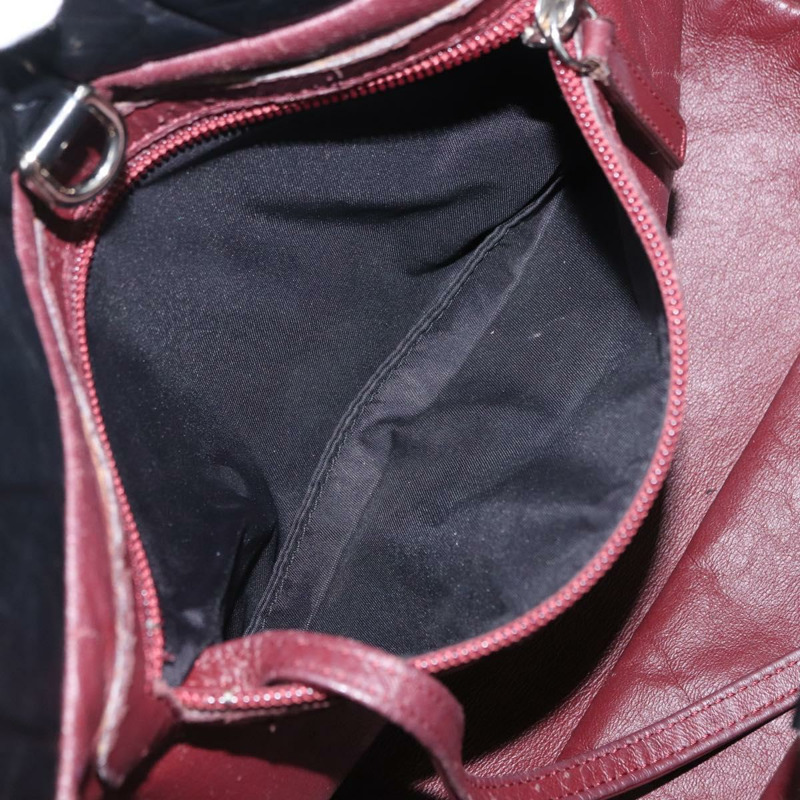 【日本直送】香奈兒 (CHANEL) Matelasse 手提包，黑色銀色雙C標誌皮革，正品 ka2459SAV-23