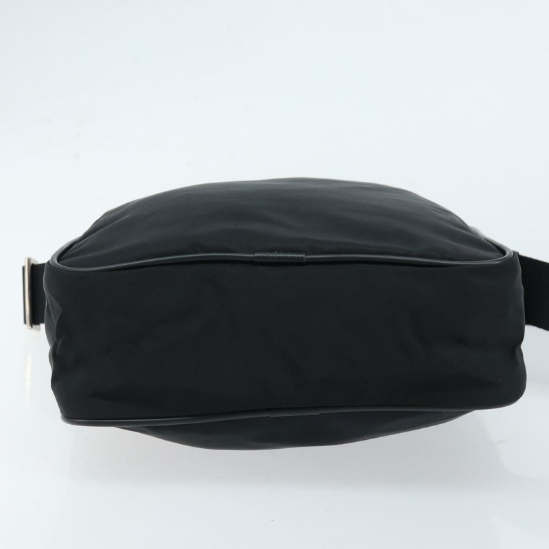 【日本直送】PRADA 單肩包 尼龍 黑色 銀色 正品 ka2509V-4