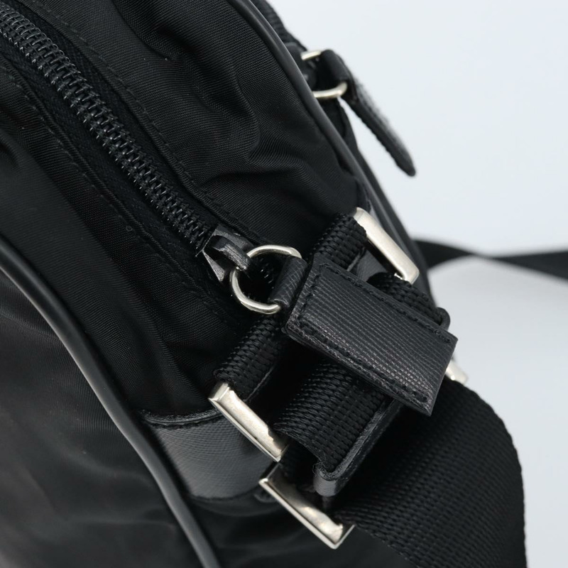 【日本直送】PRADA 單肩包 尼龍 黑色 銀色 正品 ka2509V-7