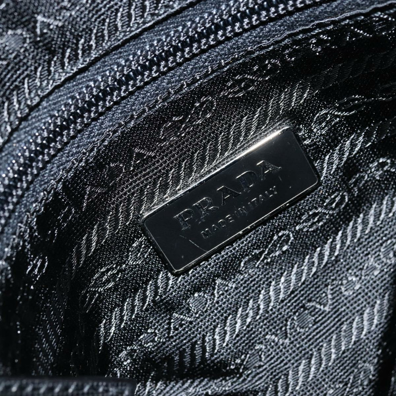 【日本直送】PRADA 單肩包 尼龍 黑色 銀色 正品 ka2509V-19