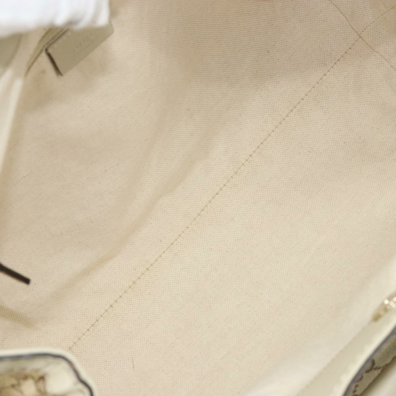 【日本直送】GUCCI GG帆布Sukey手提包 米色 金色 211944 正品 ka2542V-9
