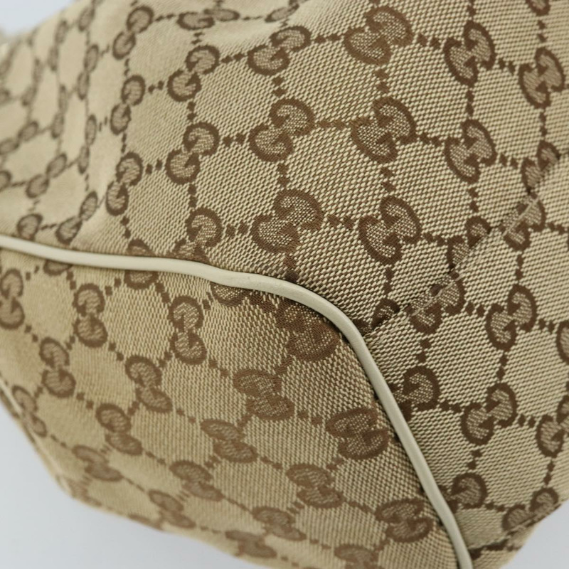 【日本直送】GUCCI GG帆布Sukey手提包 米色 金色 211944 正品 ka2542V-16