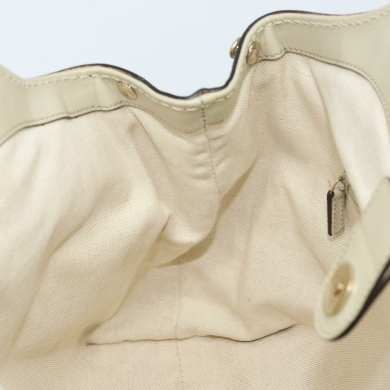 【日本直送】GUCCI GG帆布Sukey手提包 米色 金色 211944 正品 ka2542V-21