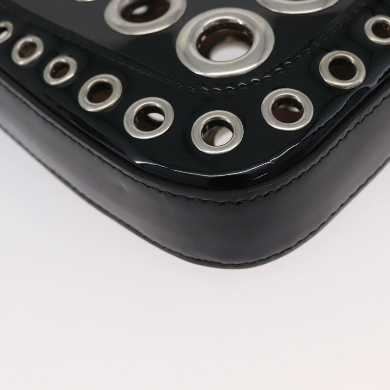 【日本直送】GUCCI 新款 Jackie 迷你鏈條 HAHAHA 包，漆皮兩用黑色 699651，正品編號 168036SM-15