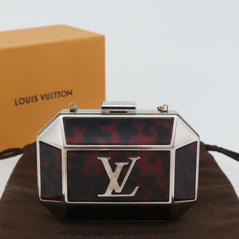 【日本直送】路易威登金屬鏈單肩背包 紅色 LV 正品 165383SAM-11