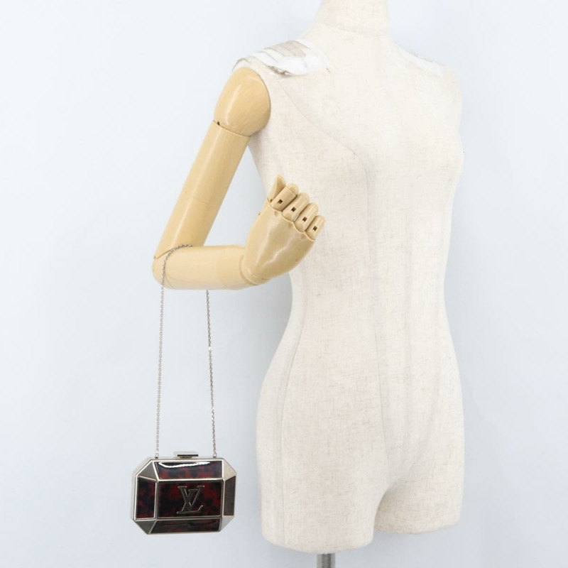 【日本直送】路易威登金屬鏈單肩背包 紅色 LV 正品 165383SAM-21