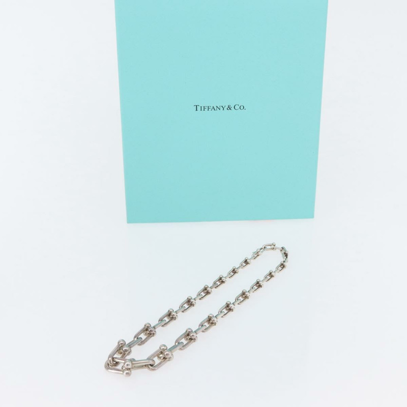 【日本直送】蒂芬妮 (TIFFANY&Co.) 五金漸層鏈項鍊 925銀 正品 165379SM-14