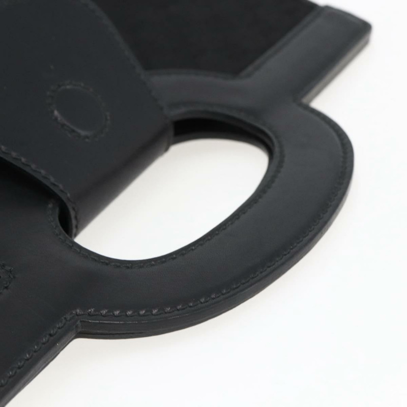 【日本直送】GUCCI GG帆布織帶雪莉酒系列手提包 黑色金色 Auth mr2031V-6