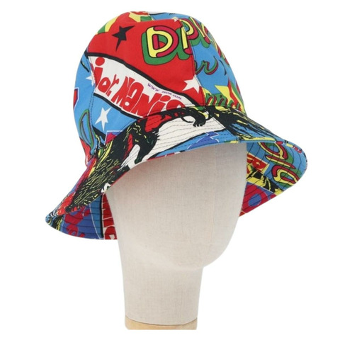 Christian Dior 帆布多色帽子 Auth 168182SAM