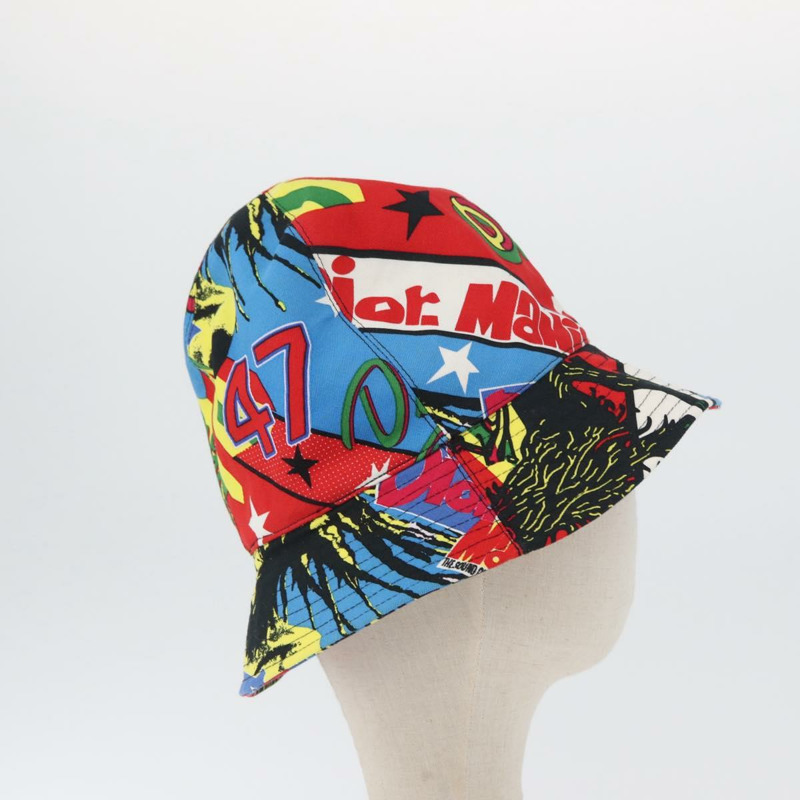 【日本直送】Christian Dior 帆布多色帽子 Auth 168182SAM-3