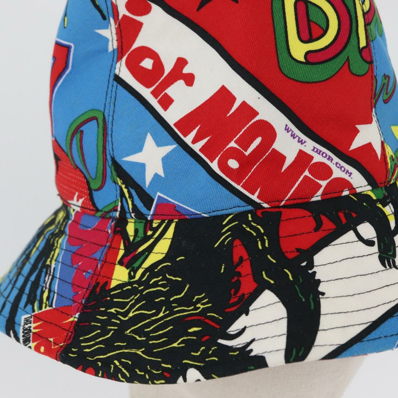 【日本直送】Christian Dior 帆布多色帽子 Auth 168182SAM-4