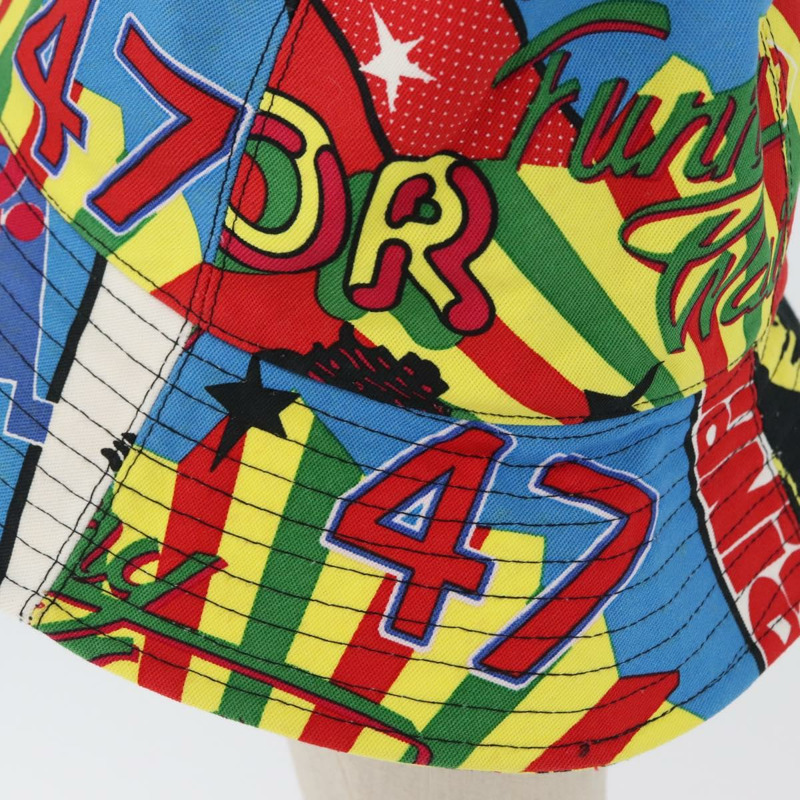 【日本直送】Christian Dior 帆布多色帽子 Auth 168182SAM-7