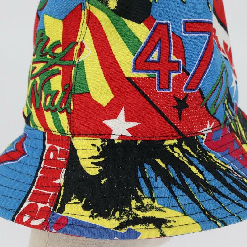 【日本直送】Christian Dior 帆布多色帽子 Auth 168182SAM-14