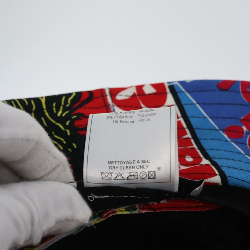 【日本直送】Christian Dior 帆布多色帽子 Auth 168182SAM-17