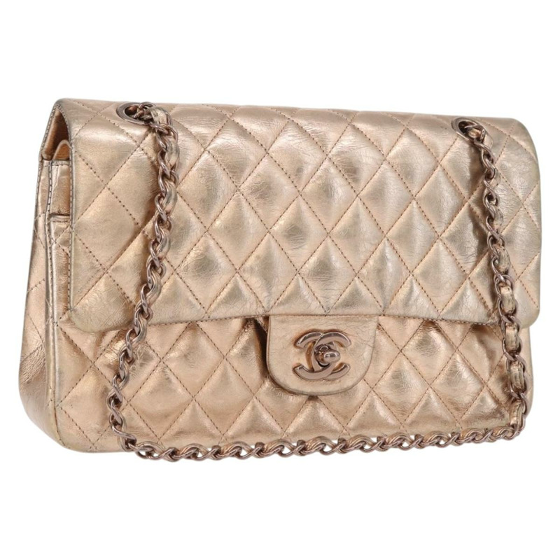 【日本直送】香奈兒雙蓋包 Tokyo Karl Lagerfeld 絎縫羊皮 CC Auth 171162SM-0