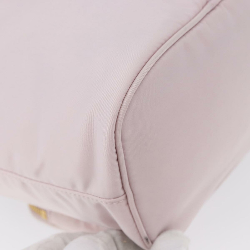 【日本直送】PRADA 尼龍雙肩包，粉紅色金色，正品 mr2065V-17