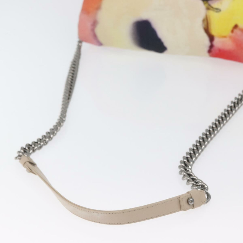 【日本直送】香奈兒鏈條絎縫肩背包帆布多色銀色雙C標誌正品 168180SAM-7