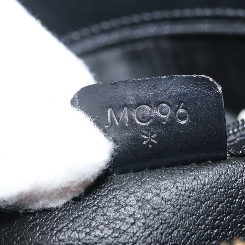 【日本直送】CELINE Macadam帆布肩背包 PVC皮革 黑色金色 Auth mr2072V-10