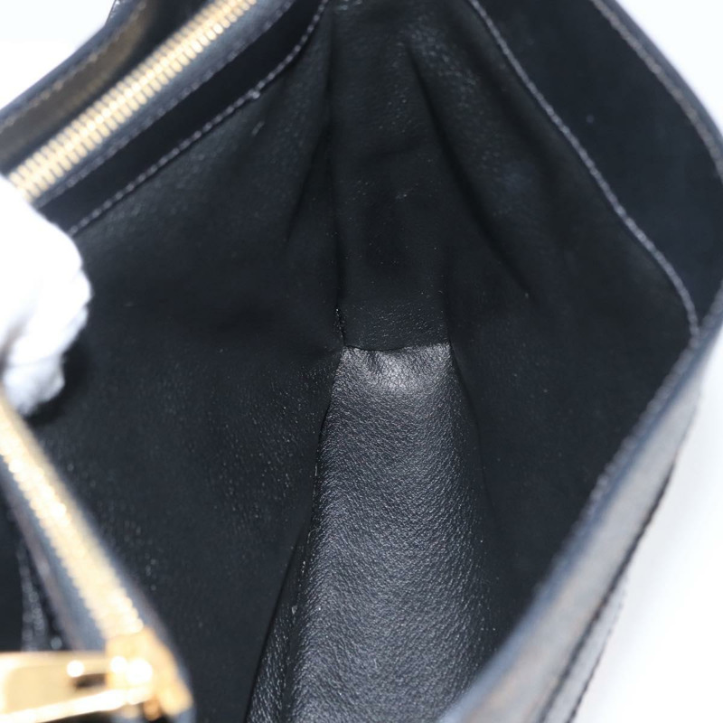 【日本直送】CELINE Macadam帆布肩背包 PVC皮革 黑色金色 Auth mr2072V-22
