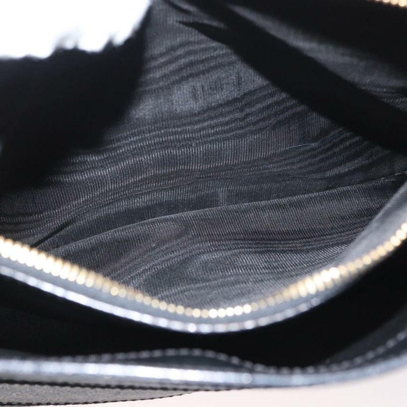 【日本直送】CELINE Macadam帆布肩背包 PVC皮革 黑色金色 Auth mr2072V-24
