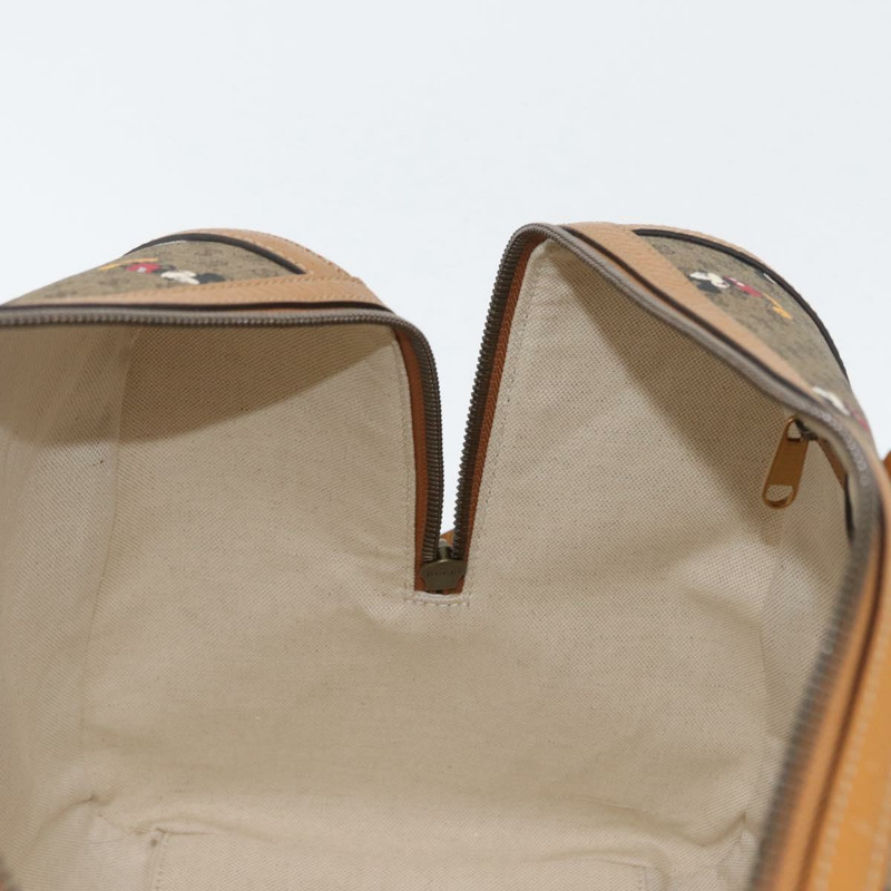 【日本直送】GUCCI Micro GG Supreme Disney Boston Bag PVC 2way Beige 547953 Auth 168297SM-22