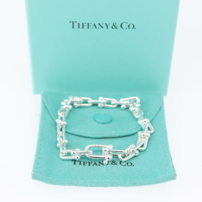 【日本直送】蒂芬妮 (TIFFANY&Co.) 五金小號鏈節手鍊 925 銀 23 鏈節 正品 168181SM-15