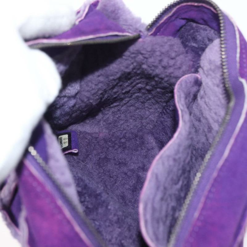 【日本直送】香奈兒 Mouton 紫色銀色 CC 單背包 Auth mr2033V-21