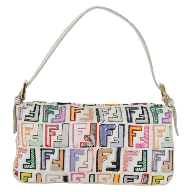 【日本直送】FENDI Zucca帆布Mamma Baguette單肩包 多色金 正品 171596SM-1