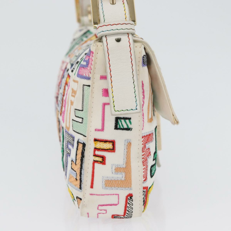 【日本直送】FENDI Zucca帆布Mamma Baguette單肩包 多色金 正品 171596SM-4