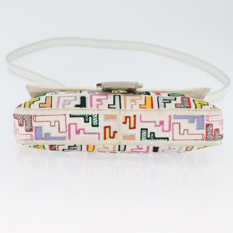 【日本直送】FENDI Zucca帆布Mamma Baguette單肩包 多色金 正品 171596SM-5