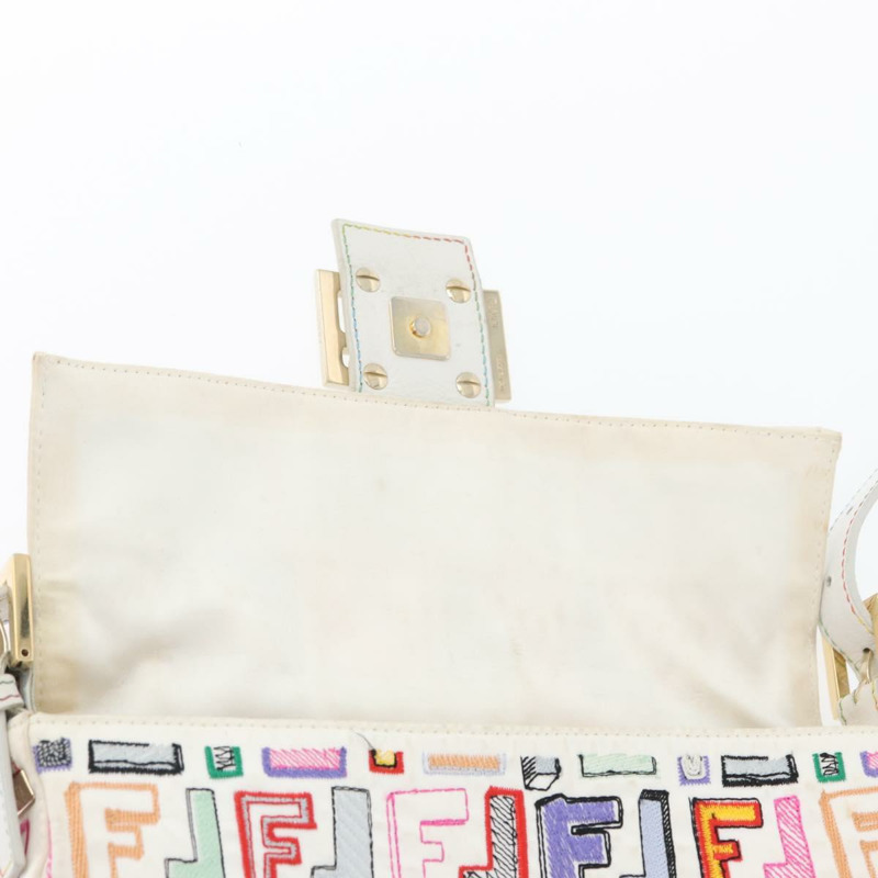 【日本直送】FENDI Zucca帆布Mamma Baguette單肩包 多色金 正品 171596SM-23