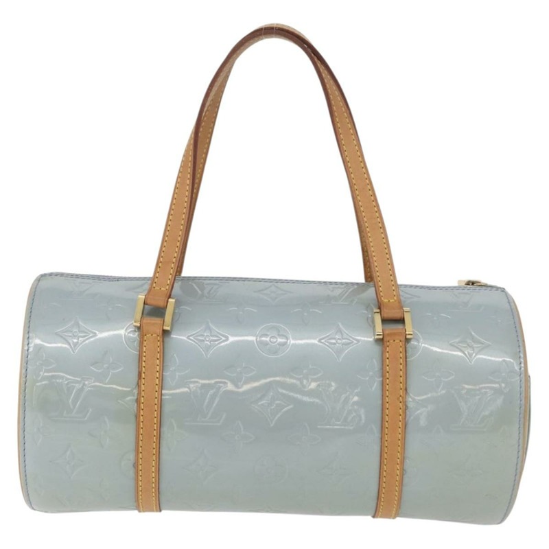 【日本直送】路易威登 Monogram Vernis Bedford 手提包 淺藍色 M91007 LV Auth mr2089V-1