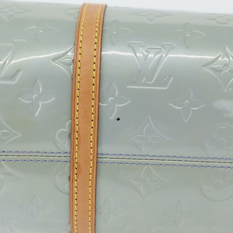 【日本直送】路易威登 Monogram Vernis Bedford 手提包 淺藍色 M91007 LV Auth mr2089V-5