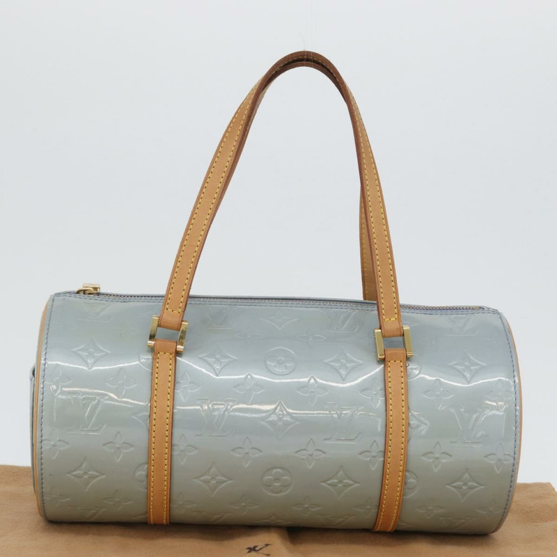 【日本直送】路易威登 Monogram Vernis Bedford 手提包 淺藍色 M91007 LV Auth mr2089V-11