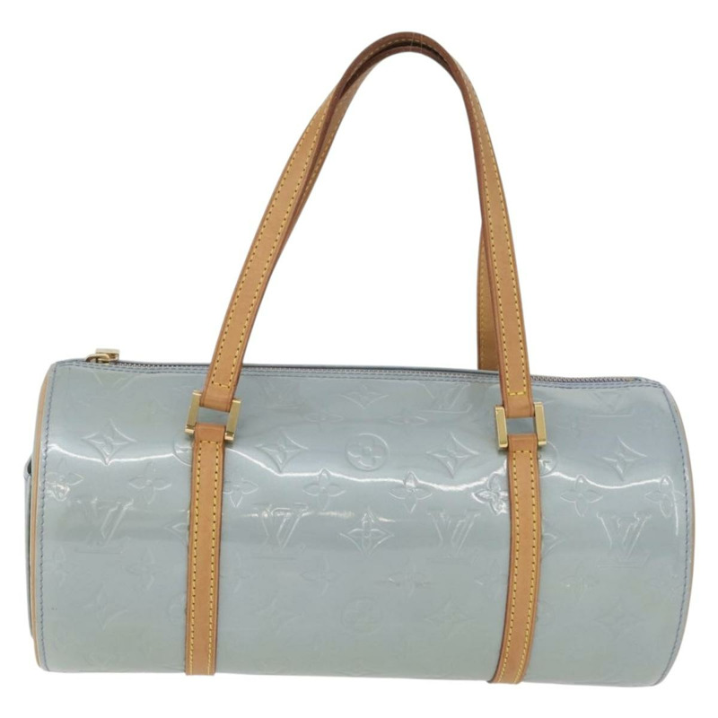 【日本直送】路易威登 Monogram Vernis Bedford 手提包 淺藍色 M91007 LV Auth mr2089V-12