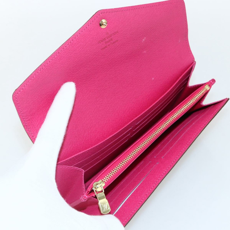 【日本直送】路易威登 (LOUIS VUITTON) 多色 Portefeiulle Sarah 皮夾 黑色 M60668 LV 正品 165955V-8