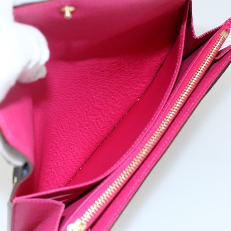 【日本直送】路易威登 (LOUIS VUITTON) 多色 Portefeiulle Sarah 皮夾 黑色 M60668 LV 正品 165955V-17