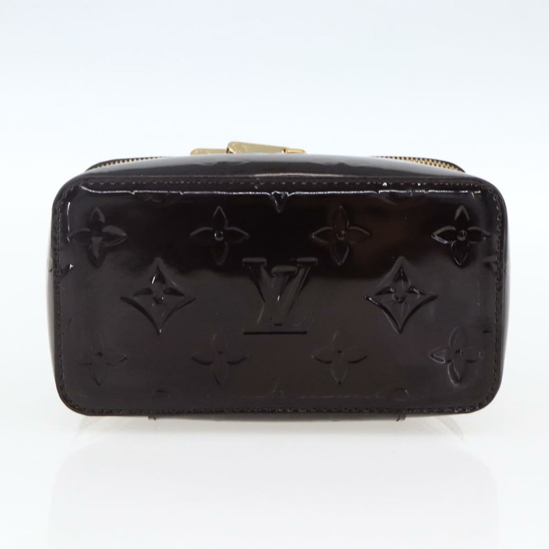 【日本直送】路易威登 Monogram Vernis 珠寶盒/手拿包 Amarante M91272 LV Auth 170859V-4