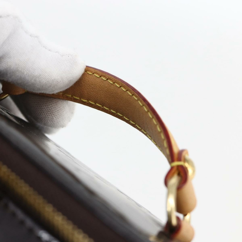 【日本直送】路易威登 Monogram Vernis 珠寶盒/手拿包 Amarante M91272 LV Auth 170859V-13