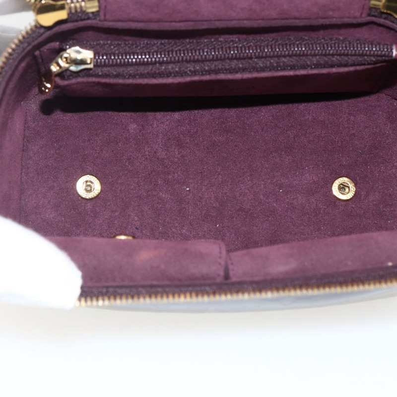 【日本直送】路易威登 Monogram Vernis 珠寶盒/手拿包 Amarante M91272 LV Auth 170859V-20