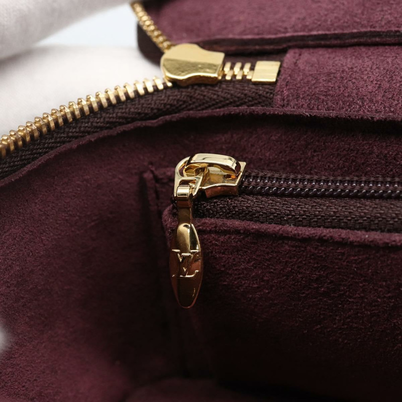 【日本直送】路易威登 Monogram Vernis 珠寶盒/手拿包 Amarante M91272 LV Auth 170859V-23