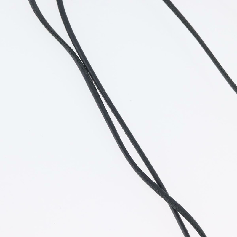 【日本直送】愛馬仕 Mon Petit Kelly PM 項鍊，黑色皮革，正品，貨號 170847M-4