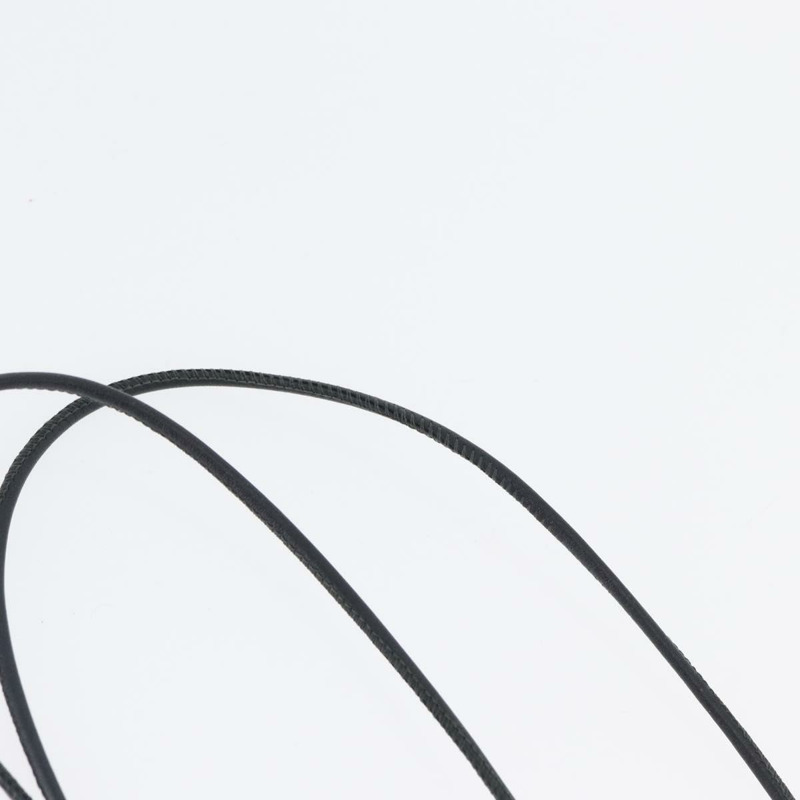 【日本直送】愛馬仕 Mon Petit Kelly PM 項鍊，黑色皮革，正品，貨號 170847M-6