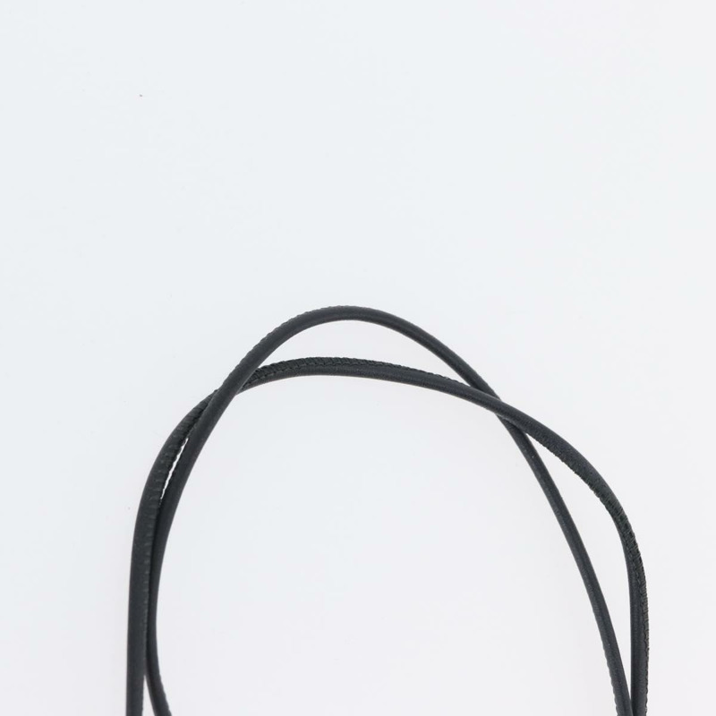 【日本直送】愛馬仕 Mon Petit Kelly PM 項鍊，黑色皮革，正品，貨號 170847M-13