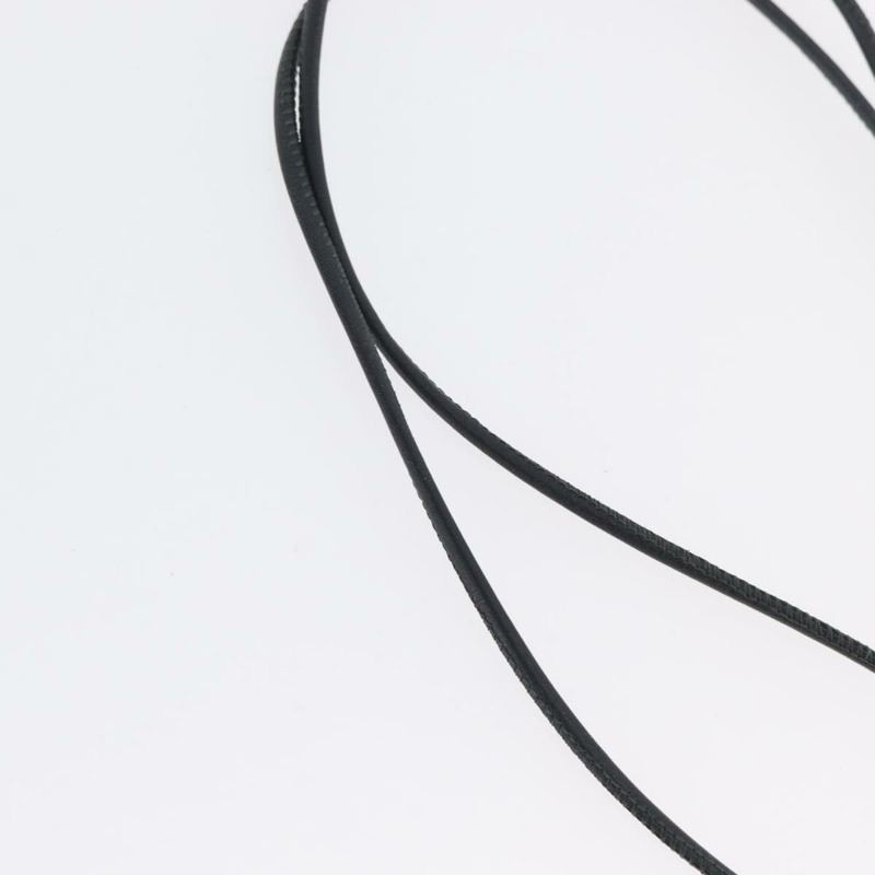 【日本直送】愛馬仕 Mon Petit Kelly PM 項鍊，黑色皮革，正品，貨號 170847M-14