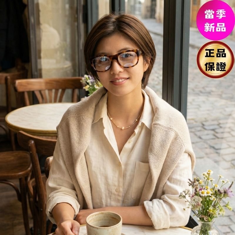 ✨2026季度全新✨Saint Laurent 聖羅蘭 832547 YSL 815 ROMY 方橢圓鏡框 Dark Havana-0