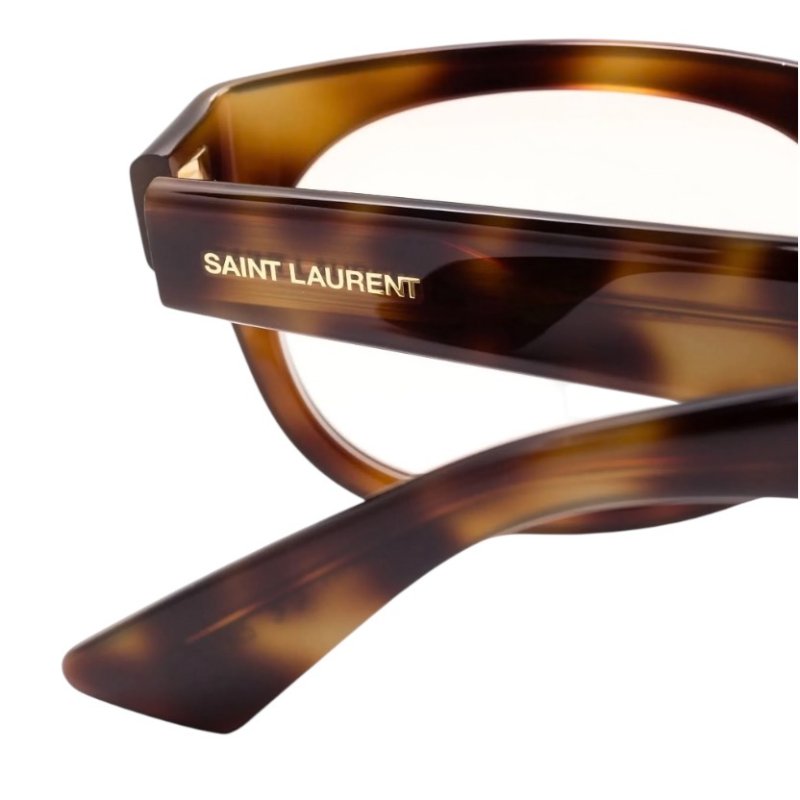 ✨2026季度全新✨Saint Laurent 聖羅蘭 832547 YSL 815 ROMY 方橢圓鏡框 Dark Havana-4